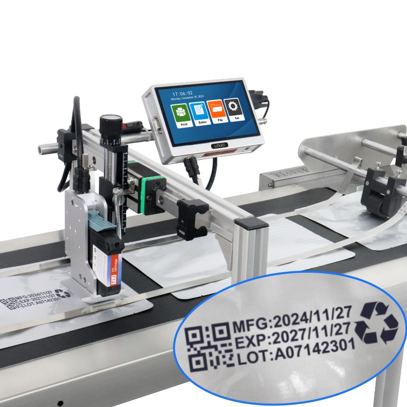 K10 online inkjet printer+paging machine