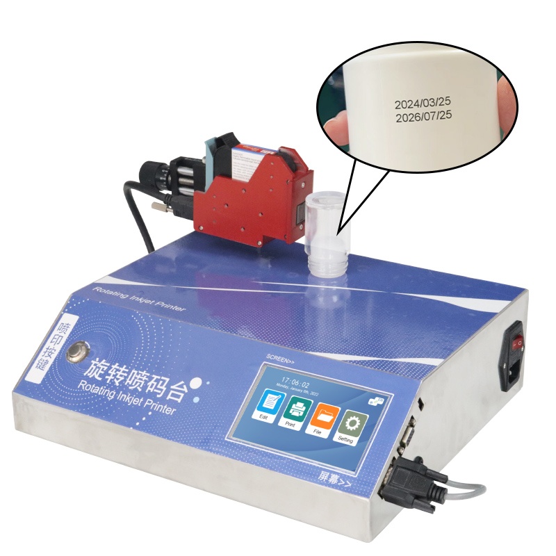 Rotating inkjet printer